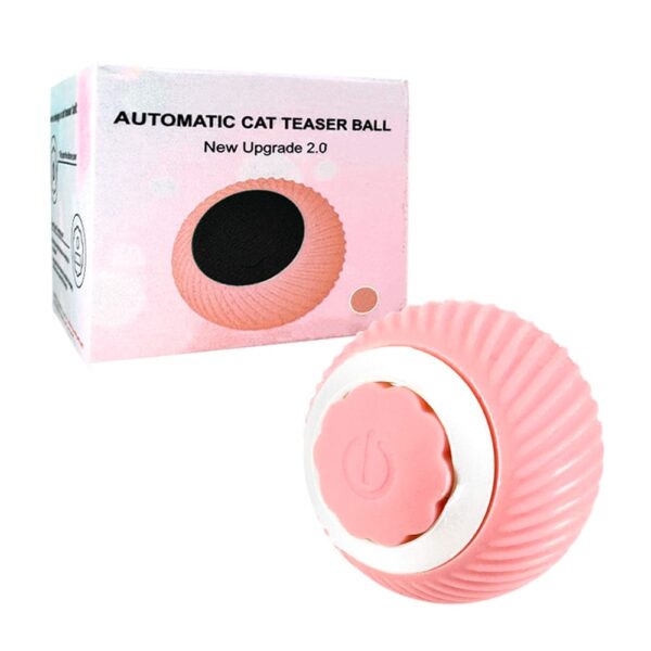 Mini pelota automática recargable con luces para gato - Image 2
